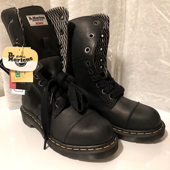 Dr Martens Leah St Combat Boots 